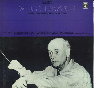 LP Record WILHELM FURTWANGLER, VIENNA PHILHAR - Strauss: Masterpieces EAC70119 ANGEL Japan Obi Classical Used