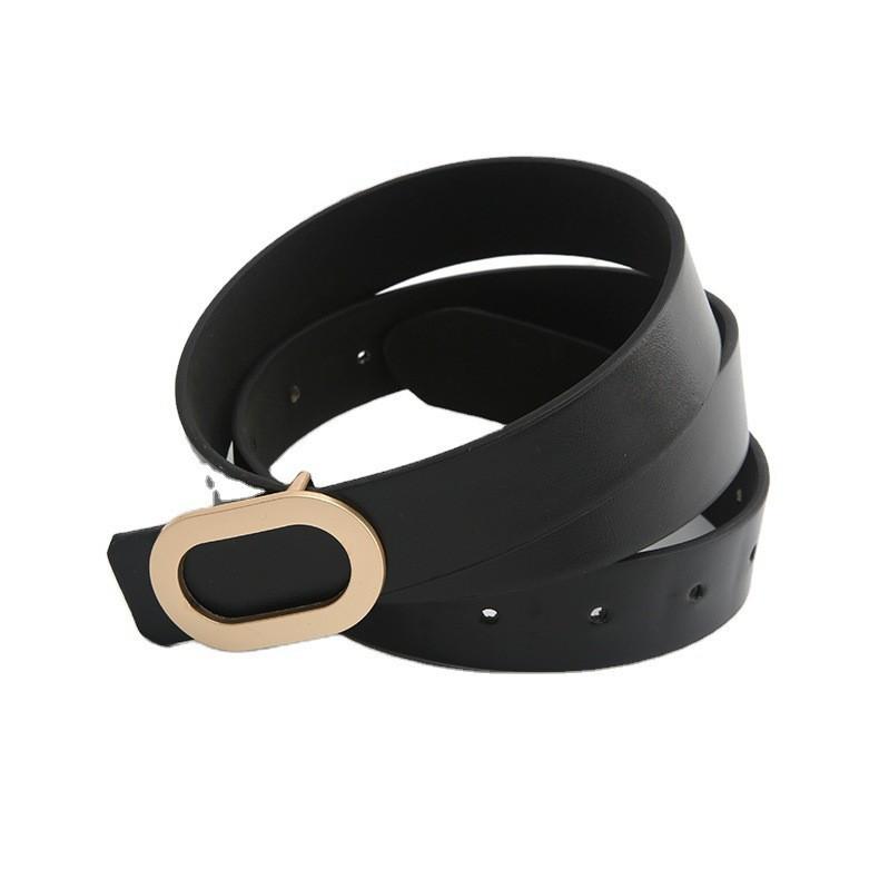 Stylish Vintage Buttoned Thin Waist Belt With Unique Buckle For Women's Jeans Dress Decor Available Now