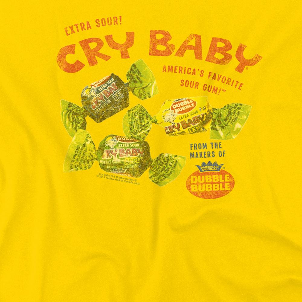 Dubble Bubble Unisex Adult Cry Baby Vintage AD T-Shirt