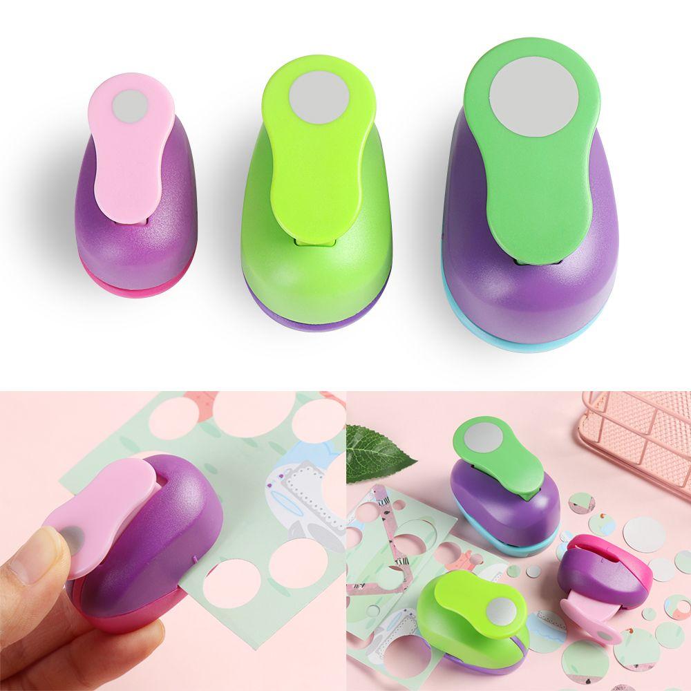 9mm 16mm 25mm Color Random Convenient Scrapbooking Handmade Embossing Round Hole Punch Cards Making Paper Shaper Cutter