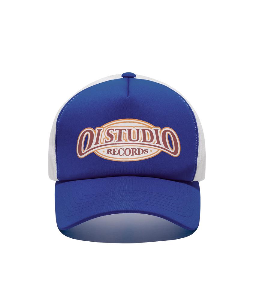 OIOI COLLECTION Colored Mesh Trucker Cap_Blue