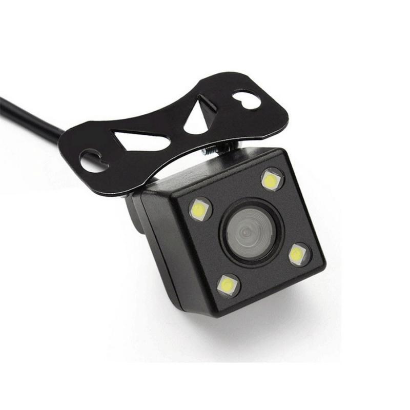 New 4Pin Car Rear View Reverse Parking Camera Night Sight 4LED Lamp 2.5mm Jack Port