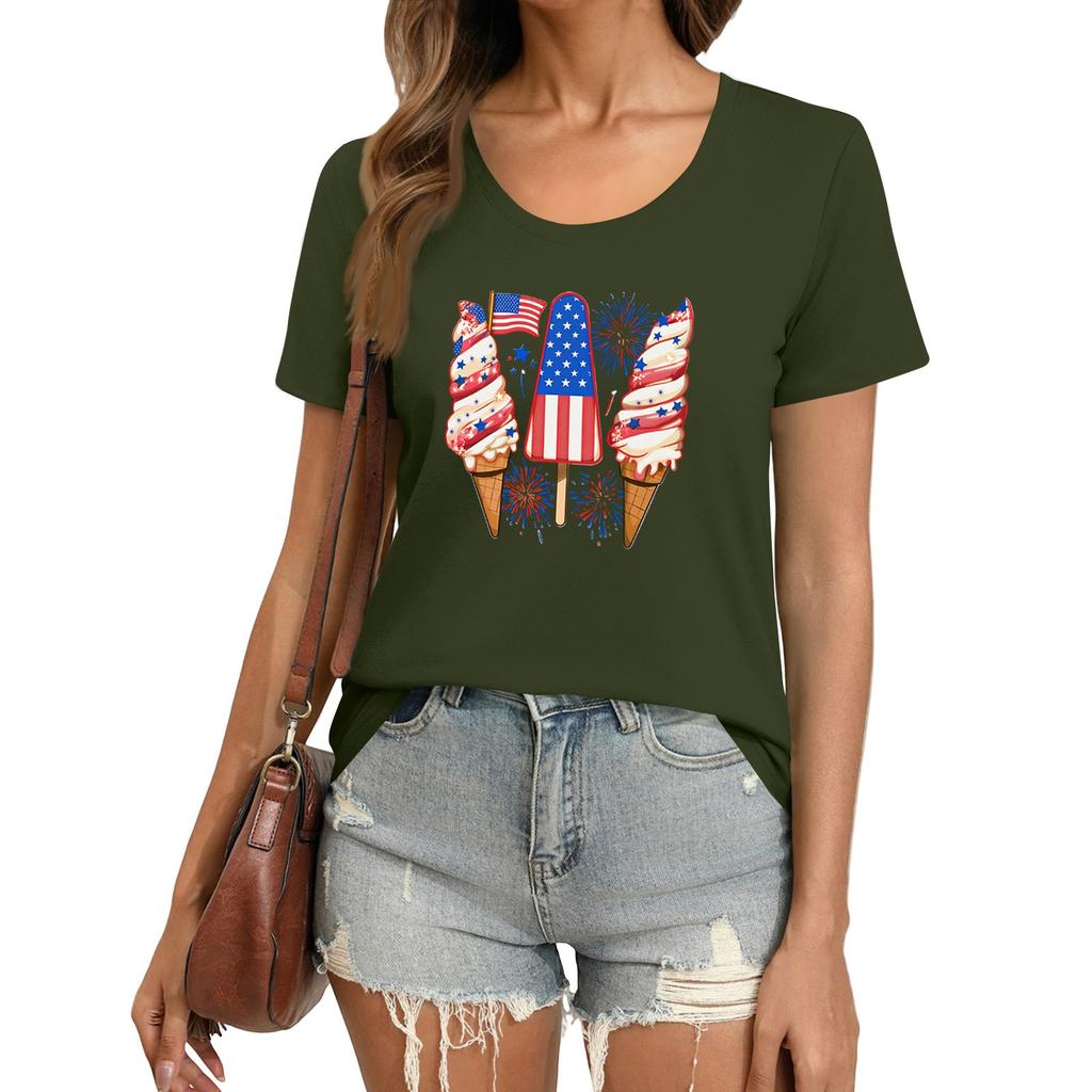 T Shirts Short Sleeve Tees For Women Fashion Tops Lightweight Soft Casual Summer Outfits Clothes