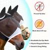 Breathable Horse Fly Mask Adjustable Anti-Flyworms Mask Equestrian Horse Face Cover  Summer Season