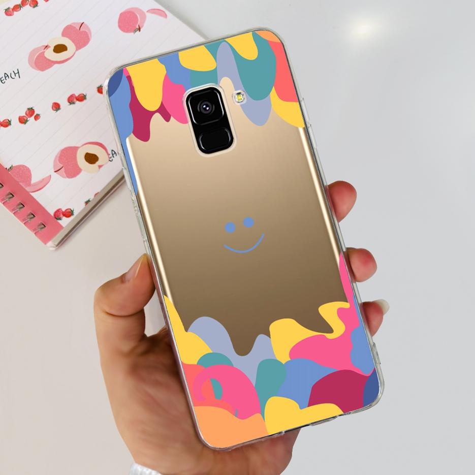 For Samsung Galaxy A8 Plus 2018 Case SM-A730F Luxury Painted Cover Soft Silicone Phone Case For Samsung A8 2018 A530F A8+ Fundas