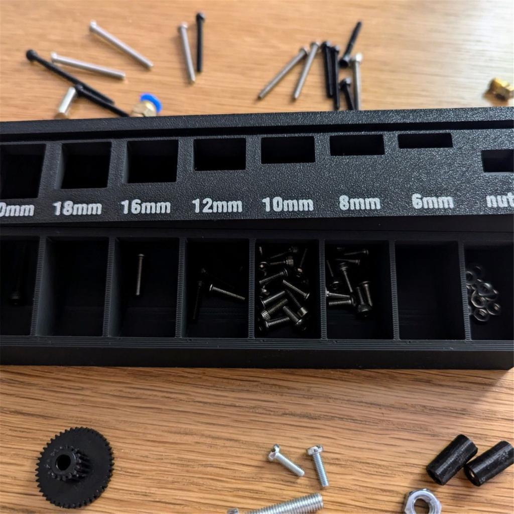Portable Screw Classification Tray with Permanent Anti Passion Design for Garage Home Repair Organization