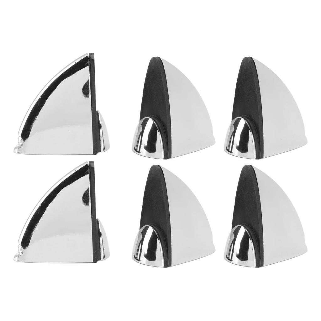 6 szt. K169 Klamra szklana Przenośny zacisk typu rybi pysk Regulowany uchwyt półki szklanej do domu, sklepu