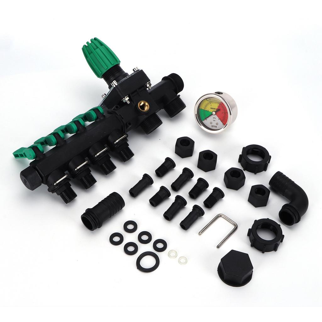 4 Way Water Splitter Agricultural Sprayer Control Valve Accessories for Agriculture