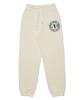 ASTRAL PROJECTION Sporty Emblem Comfortable Training Sweat Jogger Pants_Cream