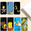 S-Simpsons Transparent Phone Case for LG K22 K30 K40 K40S K41 K42 K50 K50S K51 K51S K52 K61 K62 K71 K92 Q60 Q61 V40 V50 V60