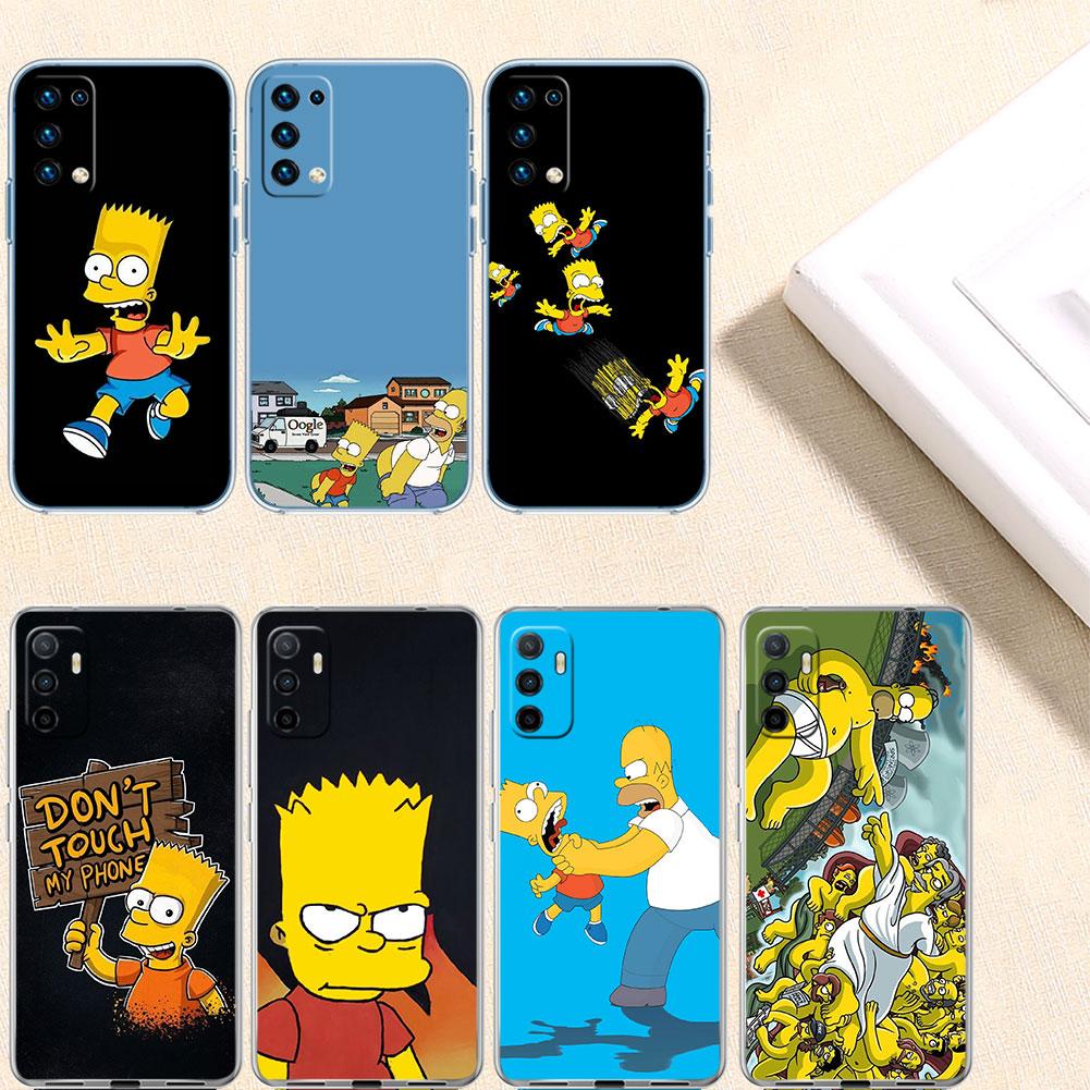 S-Simpsons Transparent Phone Case for LG K22 K30 K40 K40S K41 K42 K50 K50S K51 K51S K52 K61 K62 K71 K92 Q60 Q61 V40 V50 V60