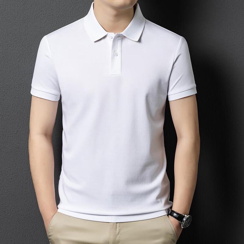 Yiliteng Men's Short Sleeve Business Casual Polo Shirt