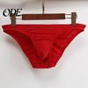 Dünne Herren Slips Sommer 3D U-konvex Niedrige Taille Maximaler Komfort Slips Einfarbige Dreidimensionale Tasche Unterwäsche Stützend