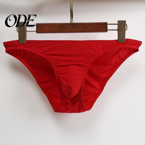 Dünne Herren Slips Sommer 3D U-konvex Niedrige Taille Maximaler Komfort Slips Einfarbige Dreidimensionale Tasche Unterwäsche Stützend