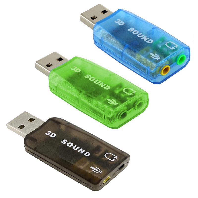 Yushuo USB Plug-and-Play Externer Soundkartenadapter
