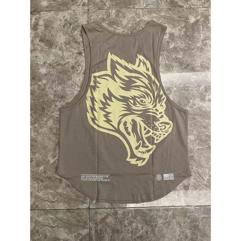 Wolf Head Sports Sweat-Absorbent Loose Sleeveless Exhaust Vest