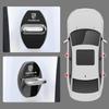 4PCS Car Emblems Door Lock Cover Protector Stickers Accessories For Porsche 911 718 Cayenne Cayman Panamera Macan Taycan Boxster