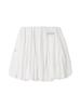 Emi Prince Nylon Balloon White Women's Skirt, 13WFS254015,