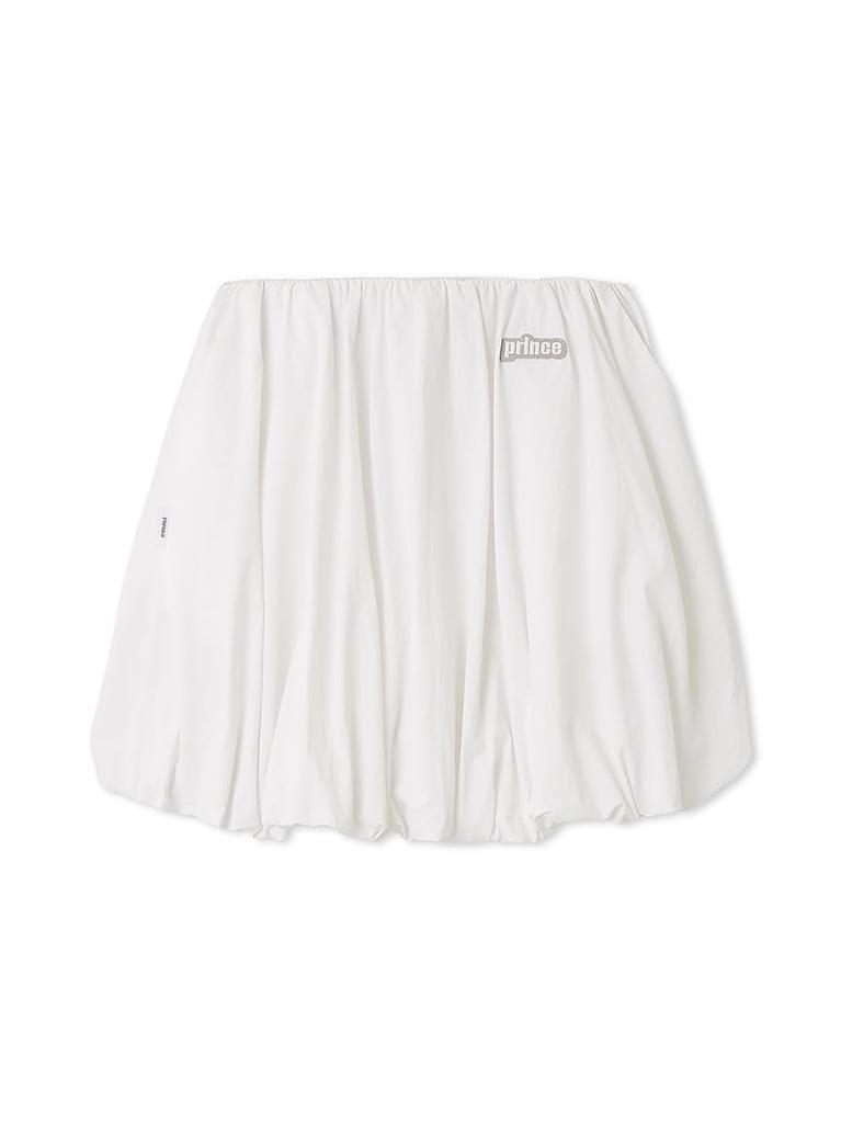 Emi Prince Nylon Balloon White Women's Skirt, 13WFS254015,