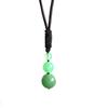 16MM Tiger Eye & Obsidian Crystal Pendant Necklace - Unisex Agate Ornament