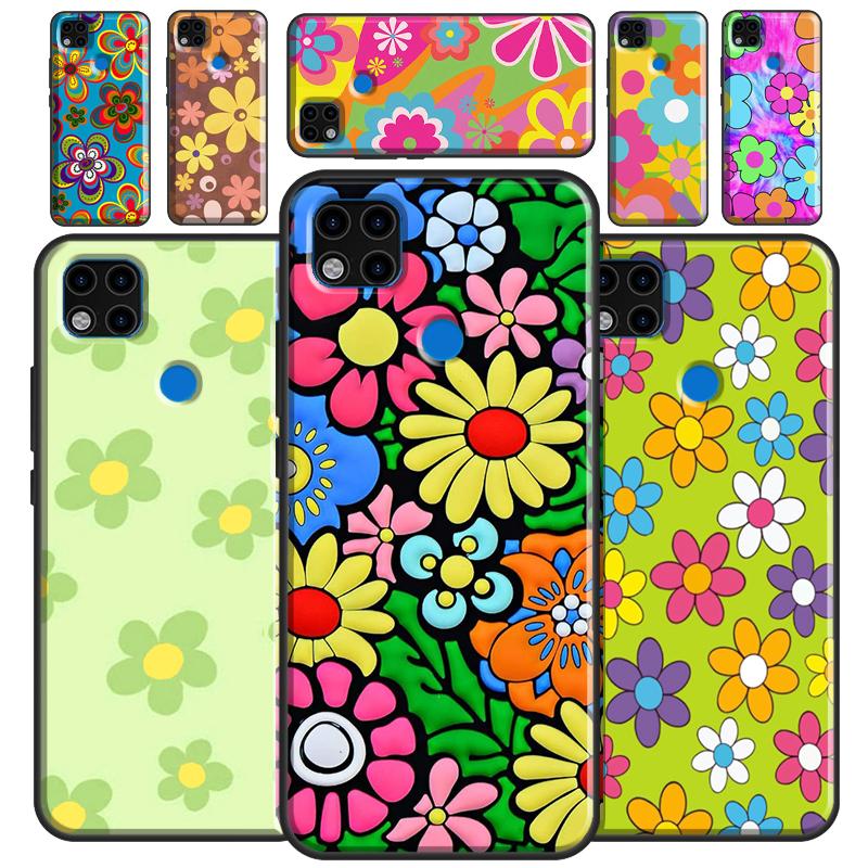 

Чехол Groovy Flowers Hippie Bohemian Floral для Xiaomi Redmi Note 10 Pro Note 9 Pro Note 11 Pro 8T 9S 10S 10 9A 9T 9C Redmi 7
