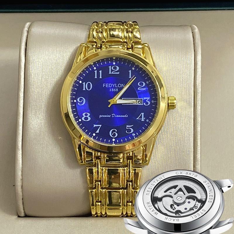 Reloj para hombres de mediana edad y ancianos Reloj para hombres totalmente automático no mecánico Reloj electrónico digital resistente al agua Reloj de cuarzo