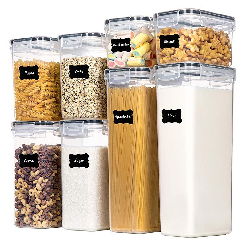 PP Fresh-Keeping Storage Box: Sealed Refrigerator Jar for Snacks & Whole Grains