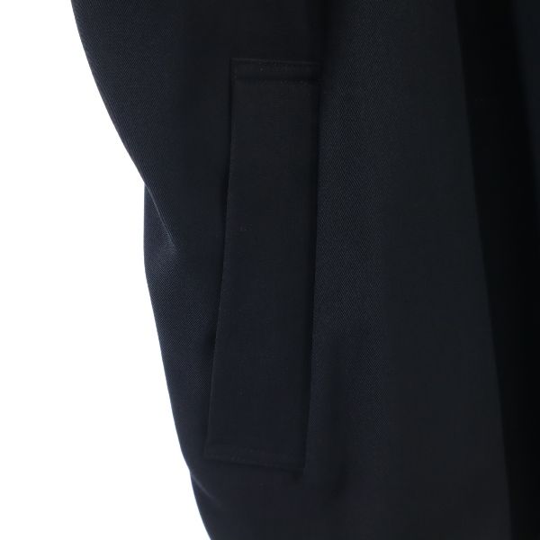 unused Unaca drape Jacket 38 black Open-front haori with roll-up sleeves Women Used