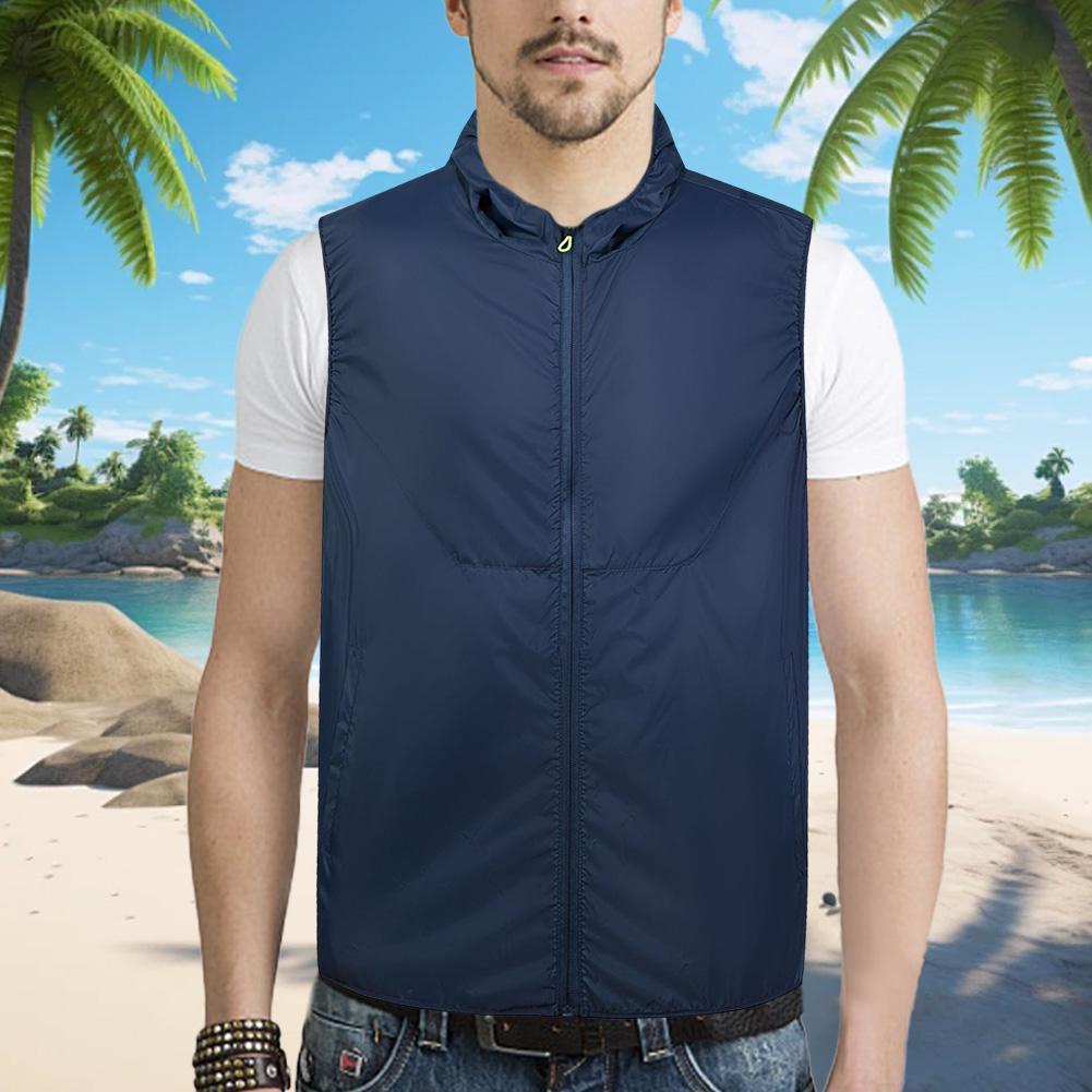 Summer Cooling Vest for Men Women Cooling Work Clothes Hiking Clothes for High Temperature Work Fishing Vest