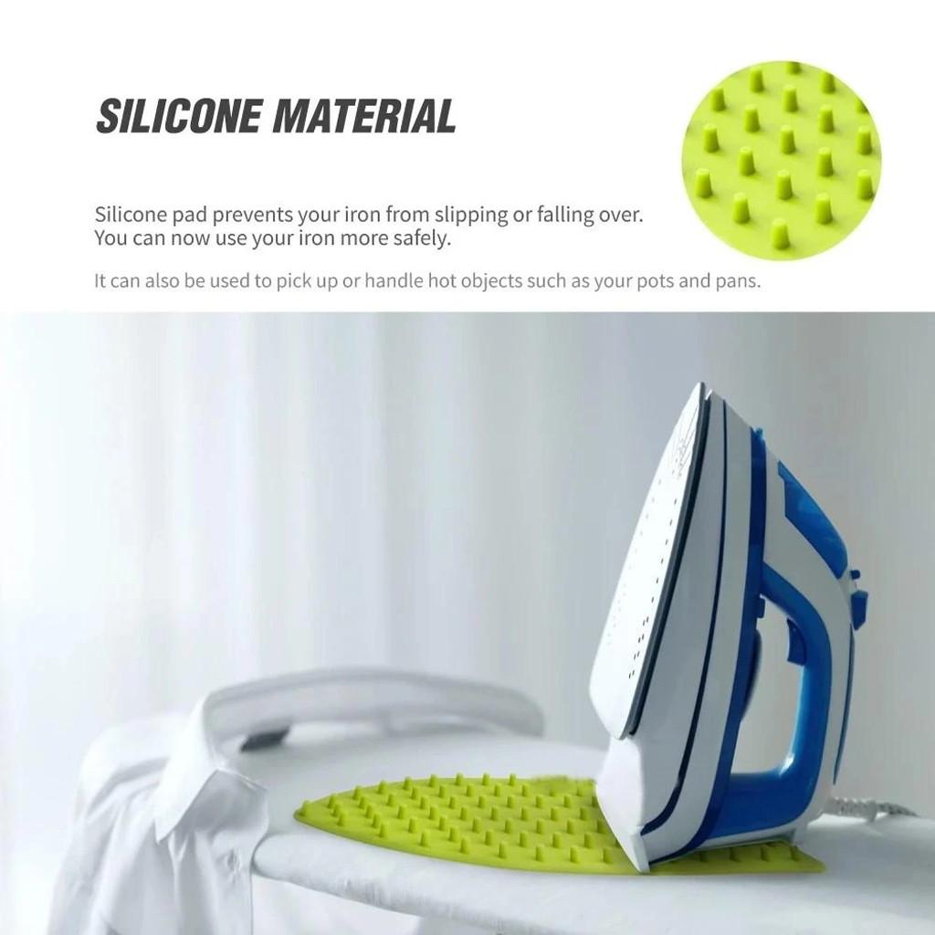 Iron Pad Portable Silicone Iron Rest Pad Placemat for Ironing Board Heat Resistant Iron Mat Dotted Table Mat Table Decoration