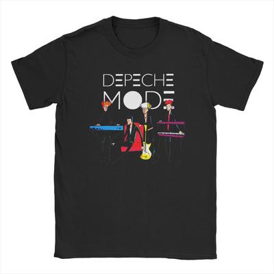 Kreative Depeches Cooles Modisches T-Shirt für Herren Rundhals 100% Baumwolle T-Shirt Kurzarm T-Shirt Geburtstagsgeschenk Oberteile