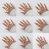 Women’s High-End, Light-Luxury Geometric Open Ring Set – Fashionable, Versatile Alloy Rings In an Instagram-Style, Personalized Stacking Combination