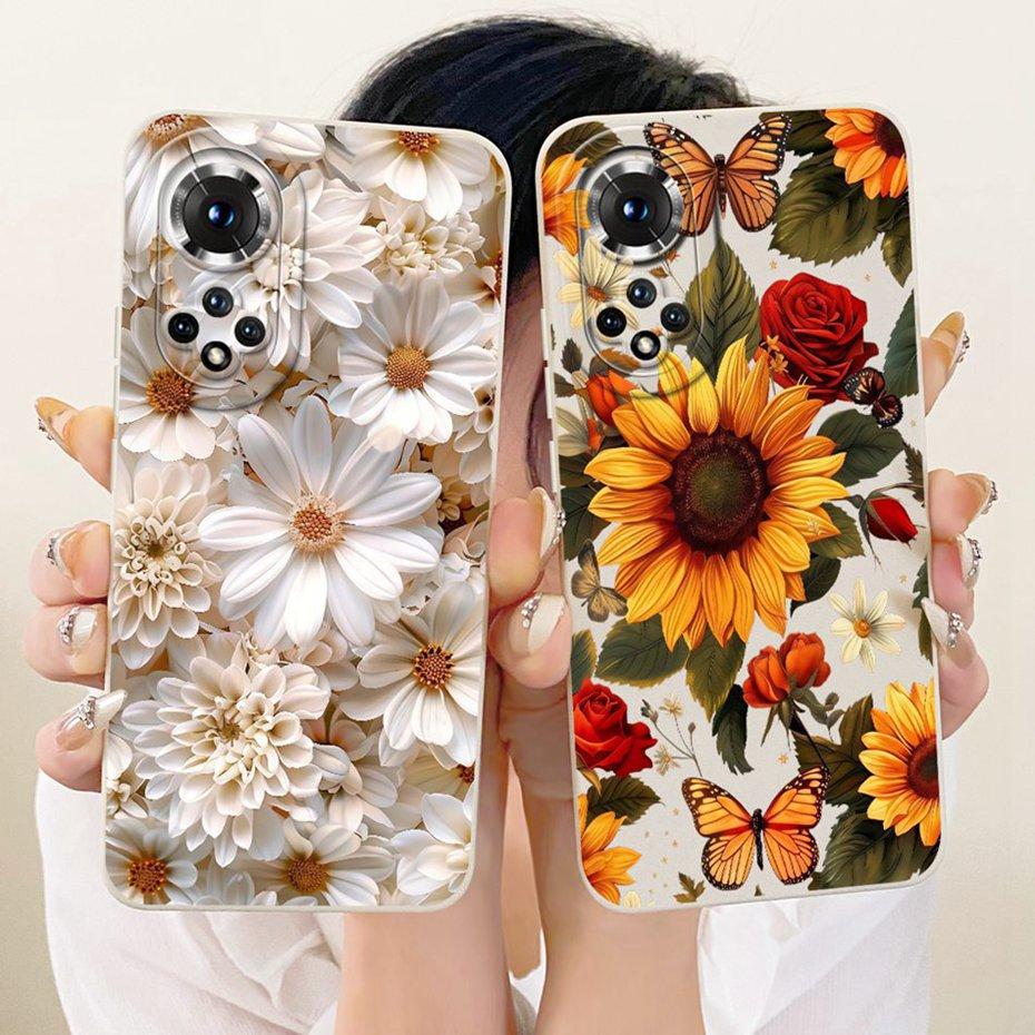 Cute Printed Phone Case For Honor 50 Pro Honor50 Soft Silicone Shockproof Cases For Honor 50 50Pro Covers Bumpers