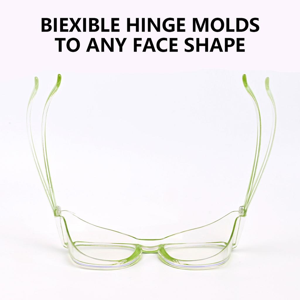 8pcs Windproof Transparent Sand-proof Anti-shock Biking Safe Goggles Anti Blue Light Pollen Security Protection Safety Glasses