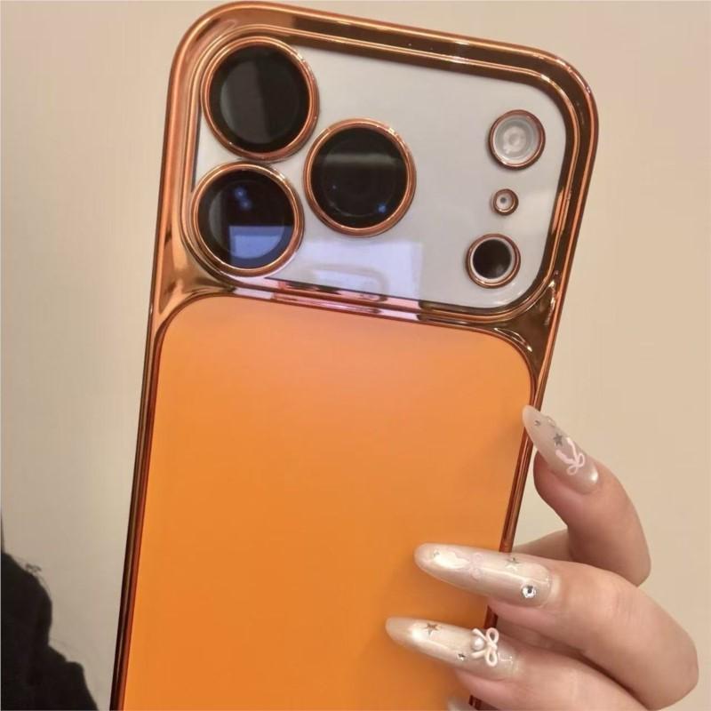 Luxe AG Mat Gehard Glas Camera Beschermhoes voor iPhone 17 16 15 Pro Max Plating Schokbestendige Bumper Harde Achterkant