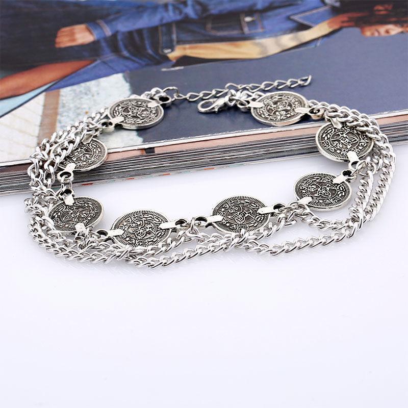 Bell anklet female student Korean version of internet celebrity fashion new trendy retro ethnic style dance and dance ancient style accessories