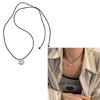 Heart Necklace Female Niche Collarbone Chain Student Adjustable Chain Jewelry