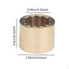 10Pcs Billiard Cue Stick Ferrules Pool Accessories Copper Hoops Dia 10mm