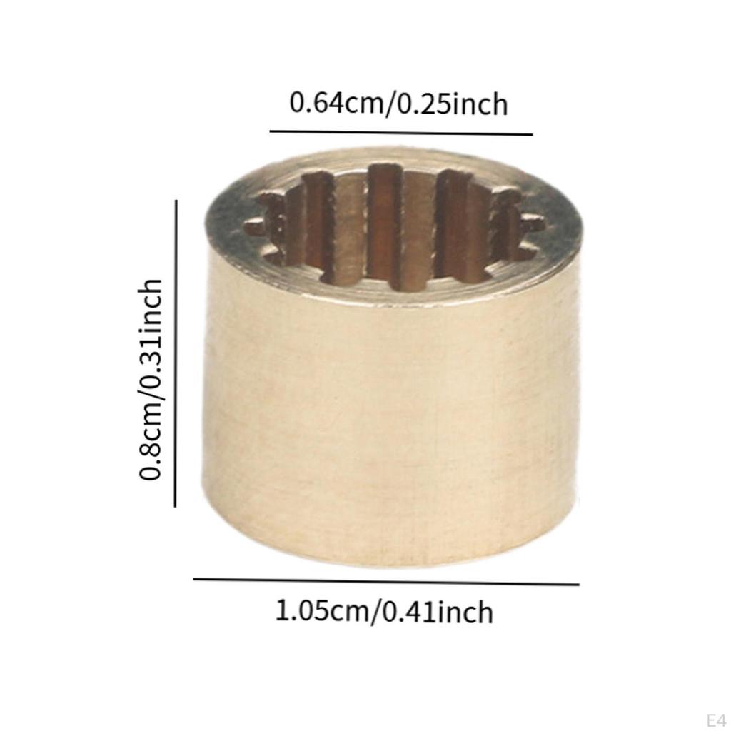 10Pcs Billiard Cue Stick Ferrules Pool Accessories Copper Hoops Dia 10mm