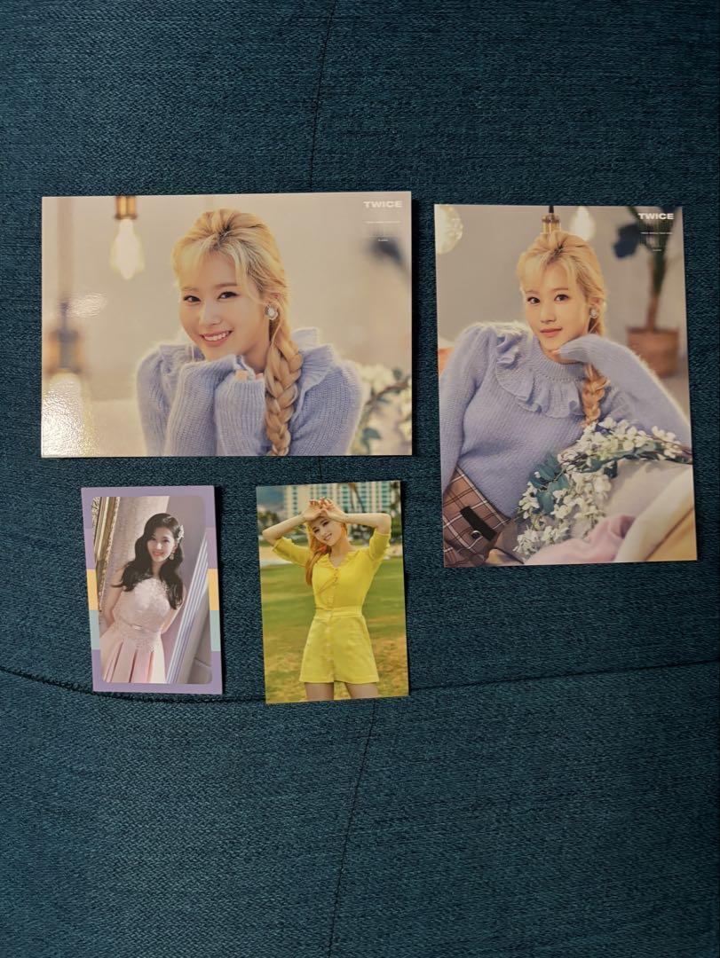 

[USED] TWICE Sana Trading Card Postcard Set of 4 Official Product