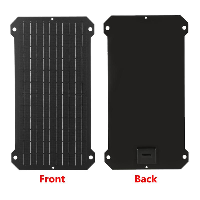 30W Solar Panel Portable Monocrystalline USB Type-C Output Outdoor Charger Power Bank for Camping Mobile Phone Tablet Camera
