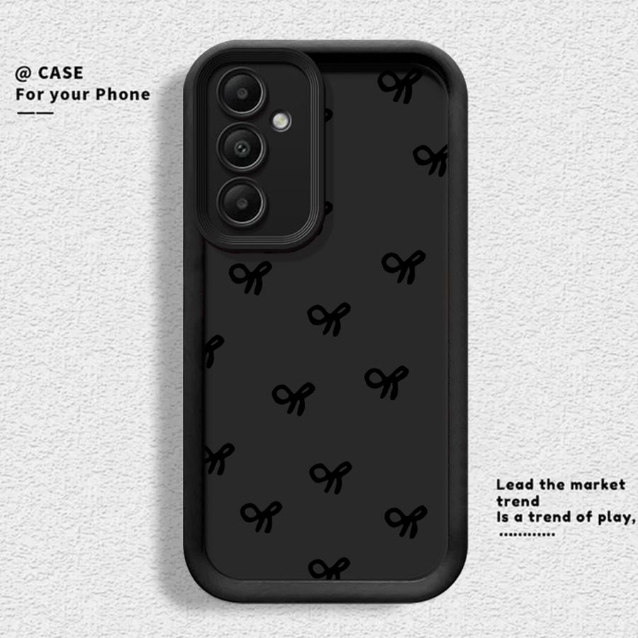 Capa para Samsung Galaxy A51 A73 A71 A72 A53 A54 A12 A13 A26 A32 A35 A36 A15 A16 A56 A34 A23 Capa de Celular Laço Fashion