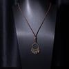 Bohemian Tassel Flower Pendant Retro Ethnic Necklace - Handmade Long Woven Design