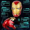 Figurka Iron Man Mk50 1:1 Noszony Kask Cos Cosplay Aktywowany Głosowo Zmieniający Kształt Model z Filmów Zabawka dla Dziecka Prezent Urodzinowy Chłopiec