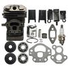 39mm Cylinder Piston Set for Husqvarna 240 240E 235E 235 236 236E Crank Bearing Seal Gasket Kit Chainsaw AV Buffer Mount Spring