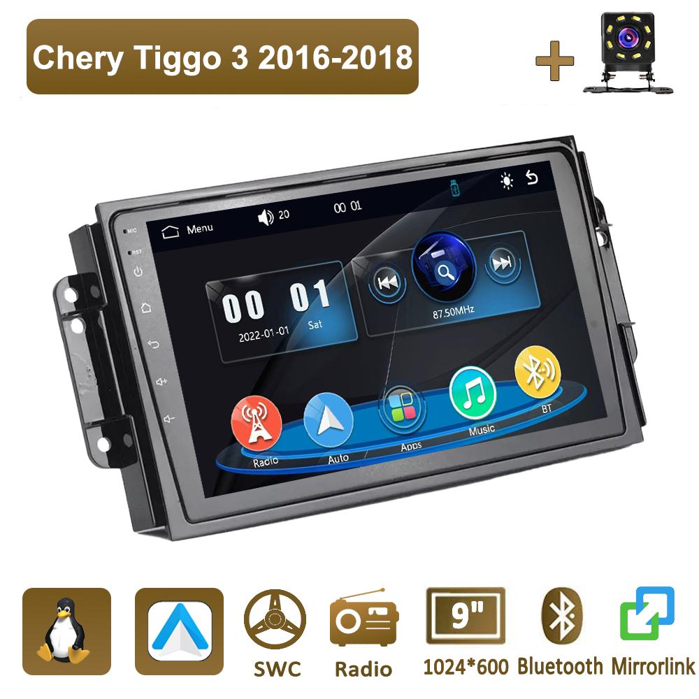 Icreative Car Radio Multimedia MP5 Player Head Unit Stereo BT For Chery Tiggo 3 2016-2018