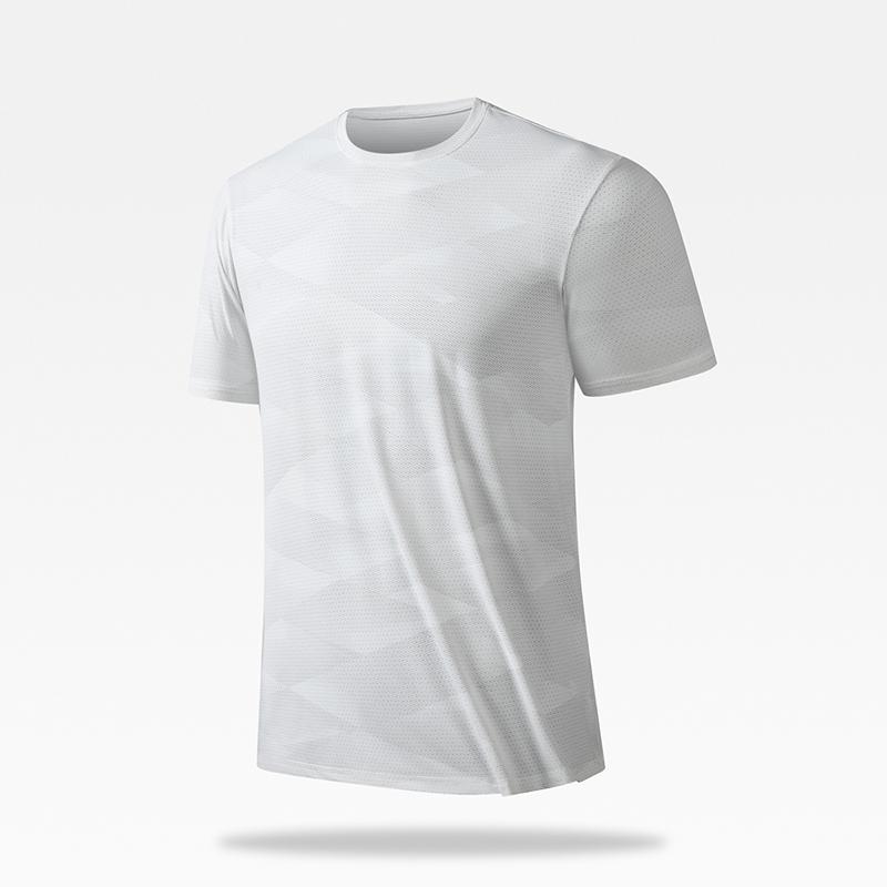 Breathable Quick-drying Ice Silk T-shirt Men's Cool And Icy Short-sleeved Men's Outdoor Sports Running Couple Fitness Sports T-shirt