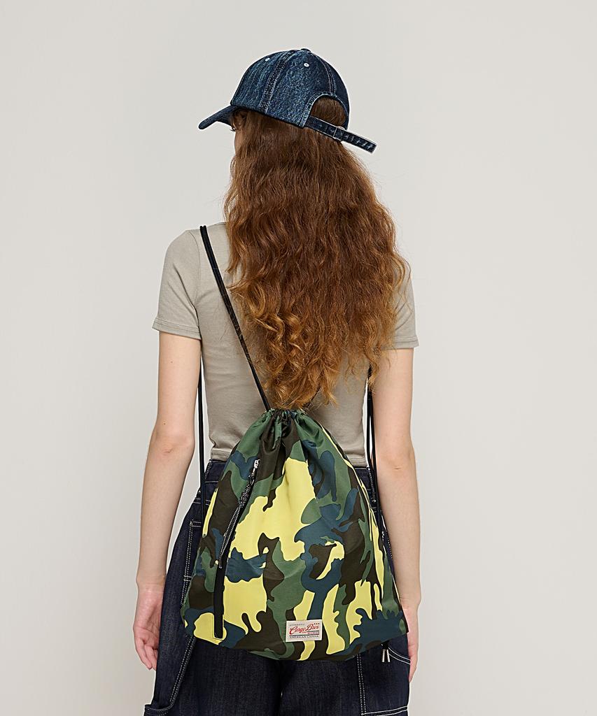 Cargobros For Woman Camo String Gym Sack (Yellow)