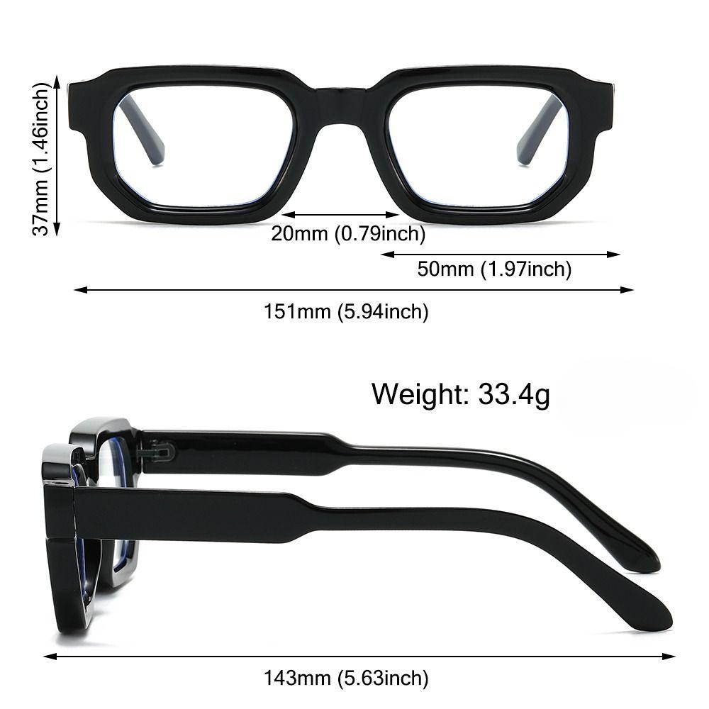 Trendy Small Square Glasses Retro Vintage Literary Glasses Frame Eyeglasses Frame for Women