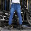 Men Women Motorcycle Protective Pants Anti-Fall Off-Road Riding Gear Elastic Slim Fit Casual Seasonal Cycling Trousers